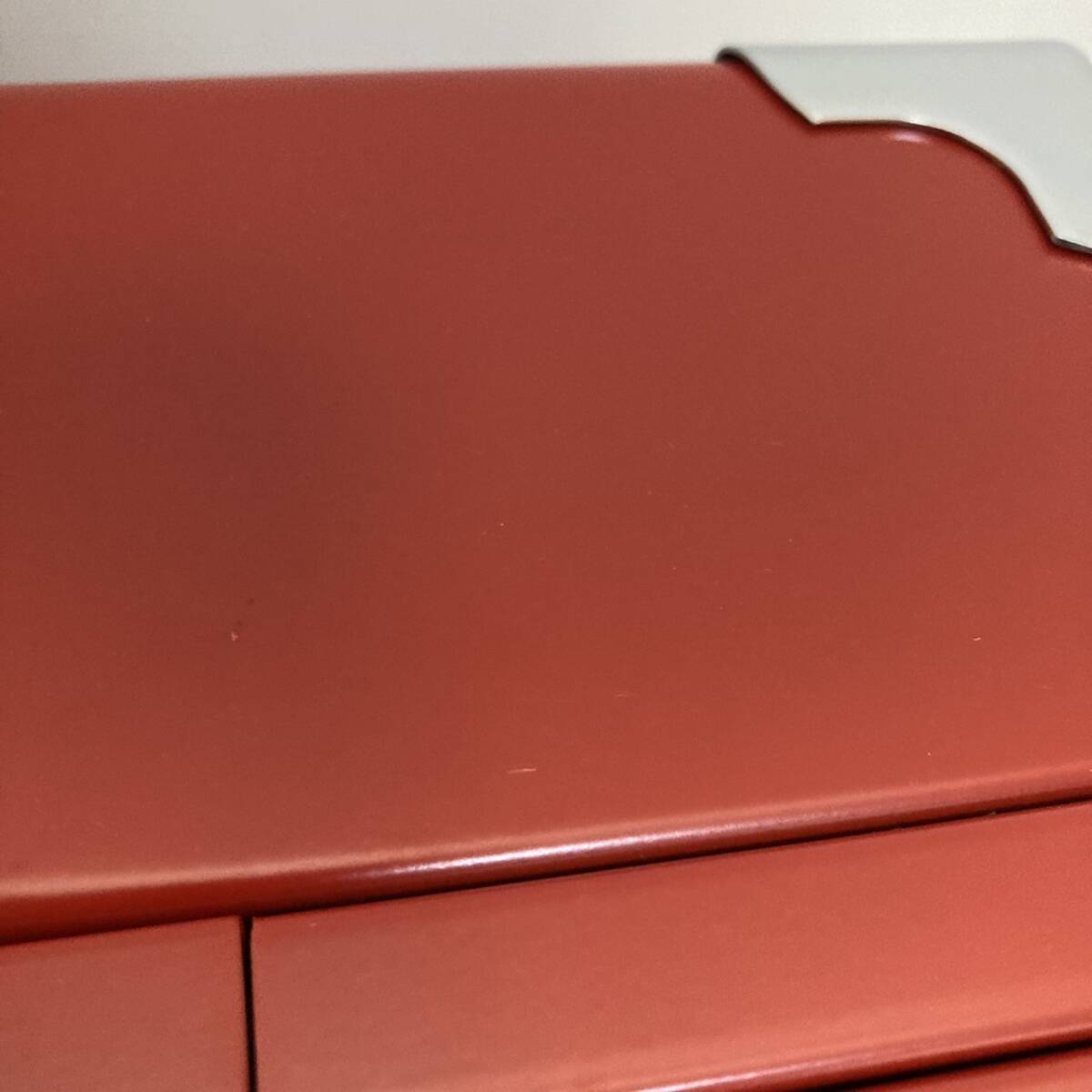 即決送料無料!!未使用品 TONE トネ BX331 赤 RED レッド 3段両開き ツールケース 工具箱 道具箱 携行型/Y051-05_画像7