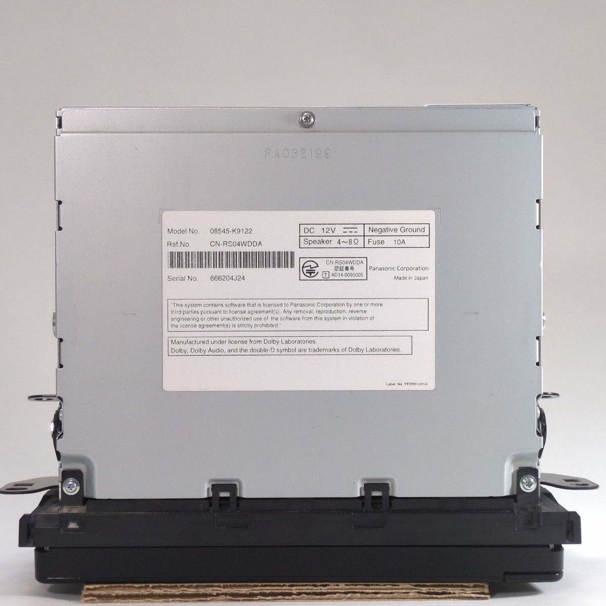 DAIHATSU ダイハツ 純正 カーナビ NSZN-W69D 通電確認済み DAIHATSU ダイハツ 純正 カーナビ NSZN-W69D 通電確認済み