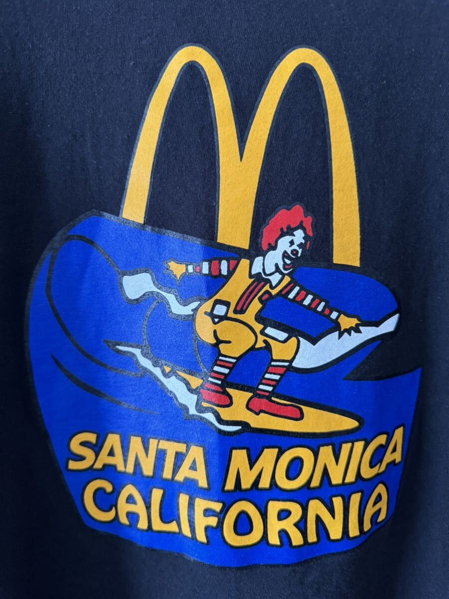 USアメリカ海外限定Champion×McDonald Santa Monica California T-SHIRTS チャンピオン×マクドナルドサンタモニカカリフォルニアTシャツの画像2