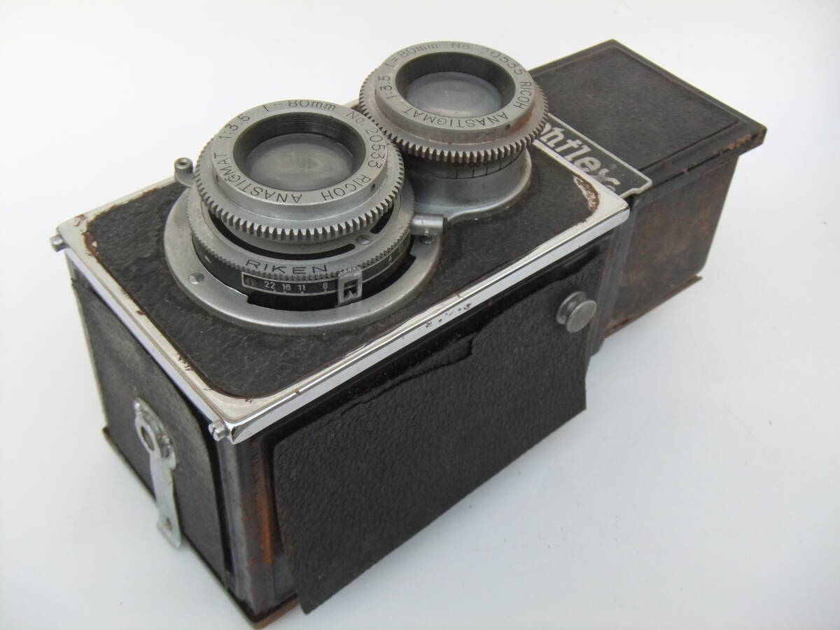 二眼カメラ Ricohtlex MODEL Ⅲ F3.5 80ｍｍ ジャンク品_画像4