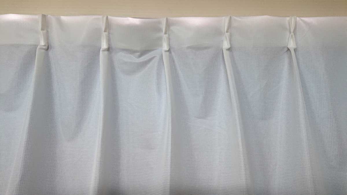 新品 エコミラーレースカーテン １００X１７６cm ２枚組 遮熱 断熱 エールの画像2