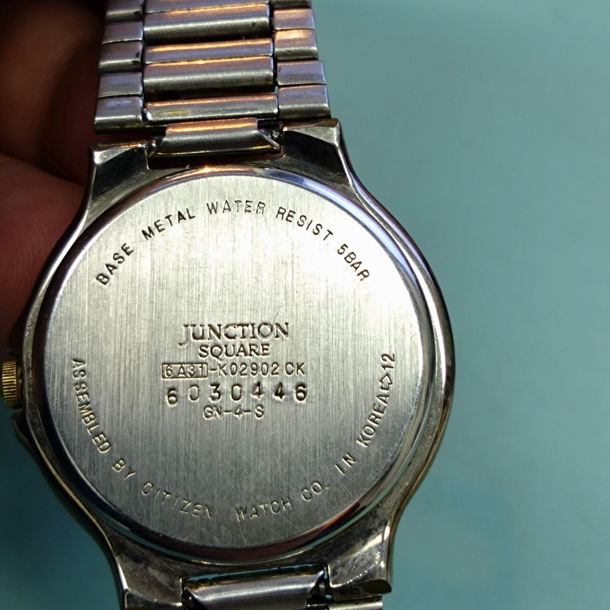 腕時計 シチズン CITIZEN JUNCTION SQUARE VEGA 電池切れ アンティーク レトロ フリーマーケット フリマ 送料140円~ の画像2