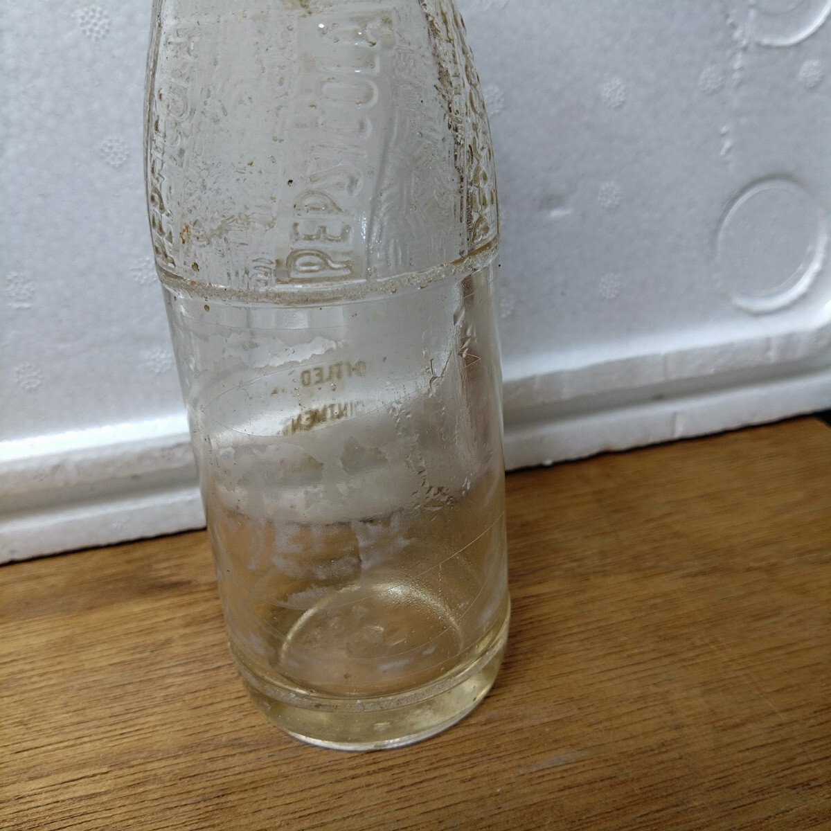 1963年製 ペプシ コーラ 180ml 空きビン 空き瓶 旧ロゴ アンティーク 昭和 レトロ 骨董品 PEPSI Cola ビンテージ_画像9