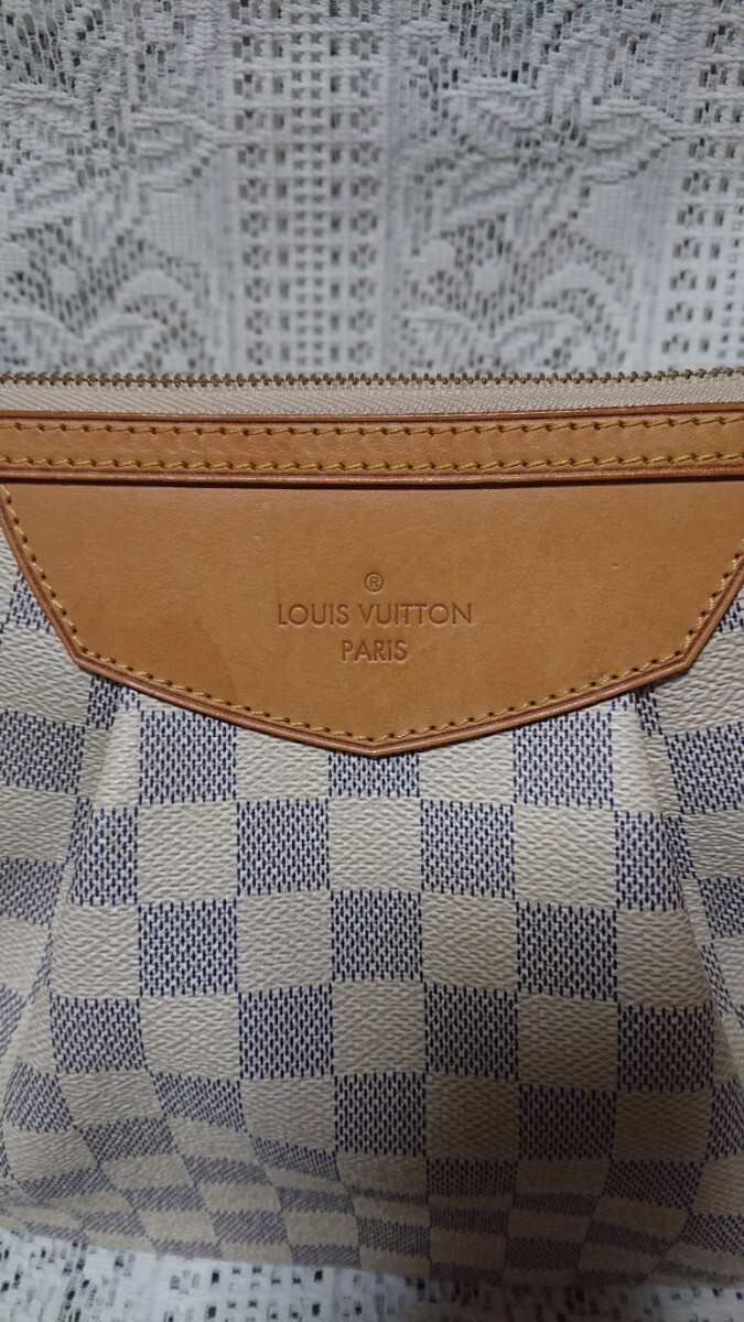 ルイヴィトン シラクーサ PM ダミエ アズール ショルダーバッグ LOUIS VUITTON_画像2