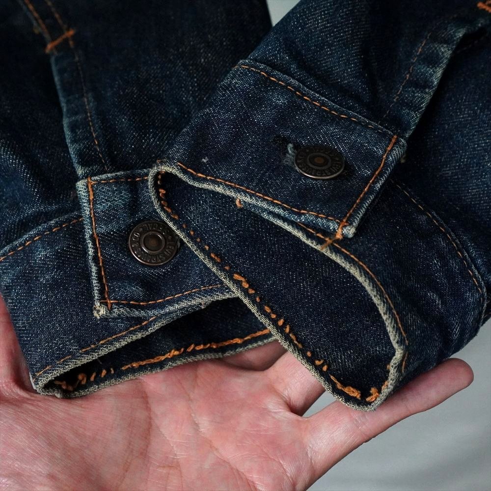 60s70s ビンテージ Levis リーバイス 70505 ビッグE デニム Gジャン 4TH 46 ビッグサイズ_画像10