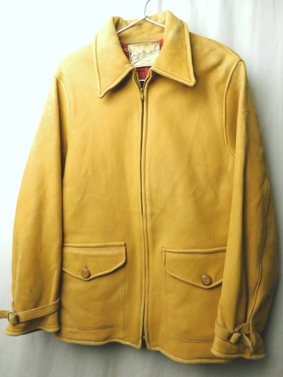 30s40s50s Vintage Dias gold leather jacket A-1 design leather jacket Rider's 