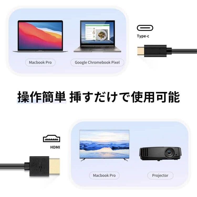 スイッチドックなし【2023人気版】Steam Deck/Steam Deck Oled Type-C USBポート（HDMI変換/4K&1080解像度）PSE認証済 (黒)