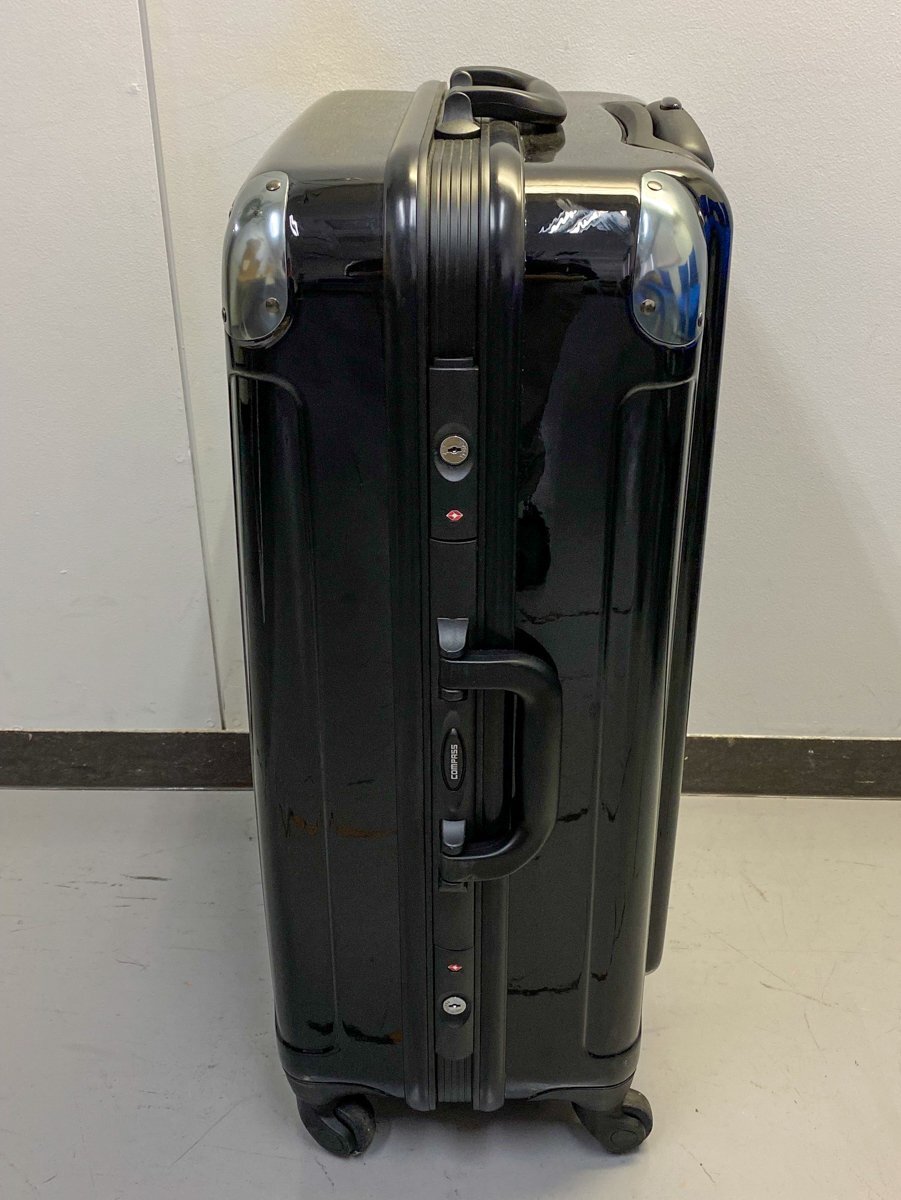 [中古美品]COMPASS スーツケース BCT-6 [約55L/5.2kg]【4日～7日旅行用フレームタイプ/TSAロック付】キャリーバッグ 旅行カバン 旅行バッグ_画像2