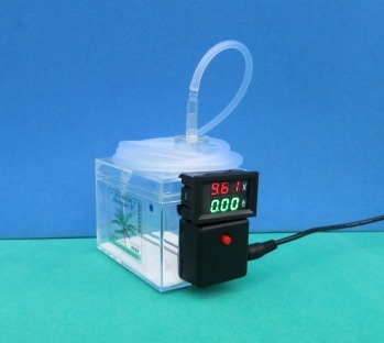 水素吸入器・4倍能力水素吸入器・個人研究用手作品・100%気体水素最大800cc(30分間)・連続吸引可能・格安の画像1
