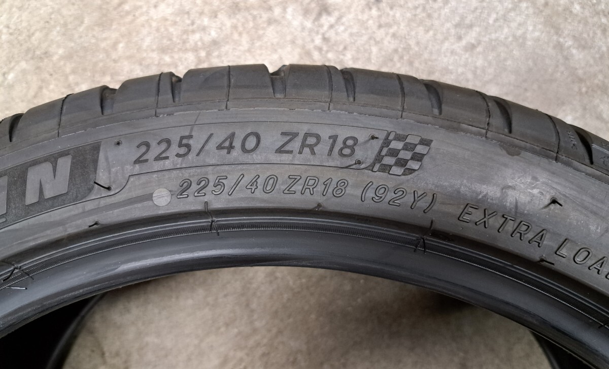 【新品??】ミシュラン パイロットスポーツ4S 225/40R18 タイヤ 4本 2023年 スバル レガシィ 86 BRZ インプレッサ ゴルフ シビック 新車外し_画像2