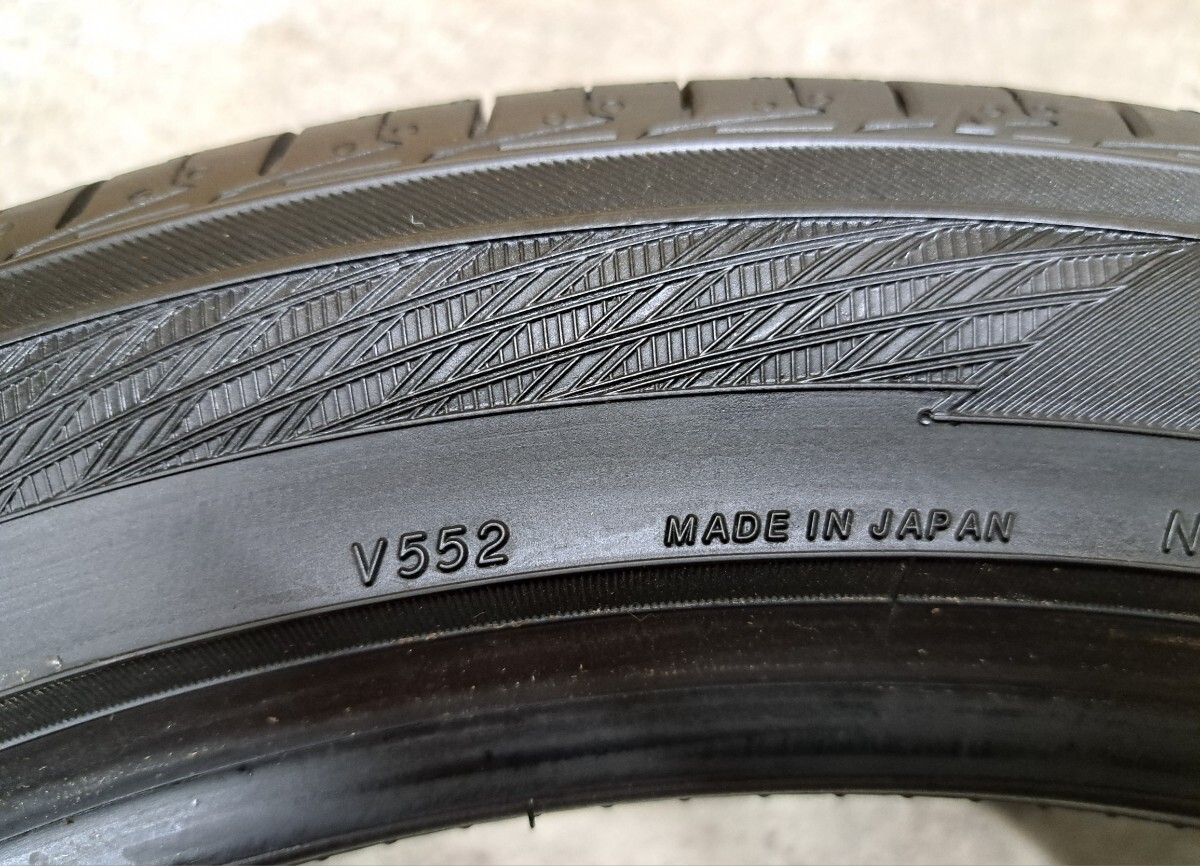 【新品】ヨコハマ アドバンdb v552 2021年製 215/45R18 タイヤ 4本 YOKOHAMA ADVAN バリ山 程度良好 レガシィ ノア セレナ ステップワゴン 