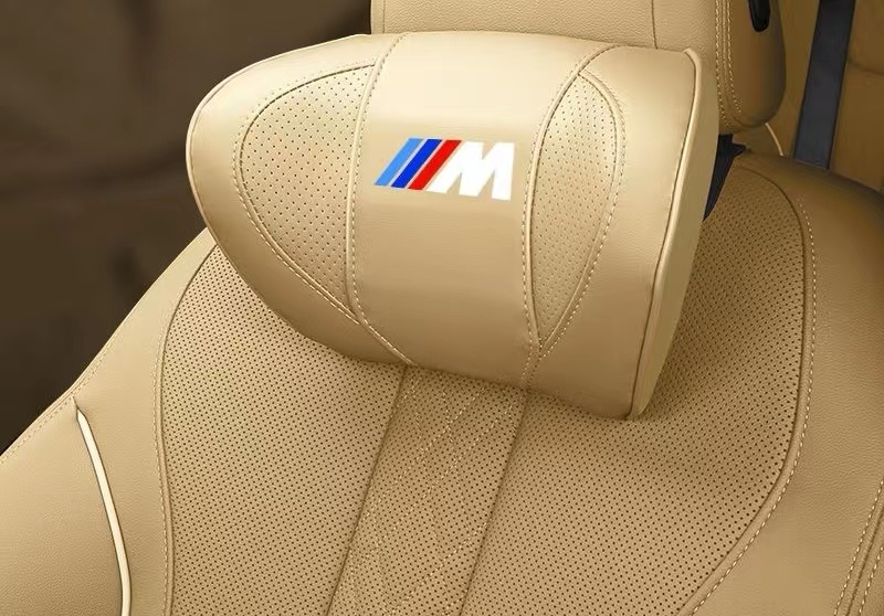 BMW Mパフォーマンス 専用 車用記憶 通気性弾性 ネックパッド レザー 首 ネック MパフォーマンスX1/X2/X3/X5/X6/3 2個 4色選択可_画像4