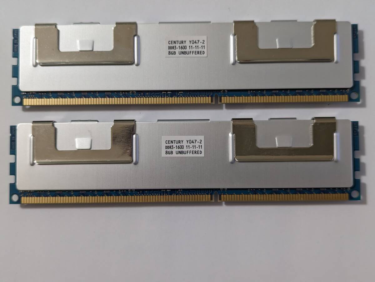 DDR3-1600 16GB(8GBx2) 送料込_画像1