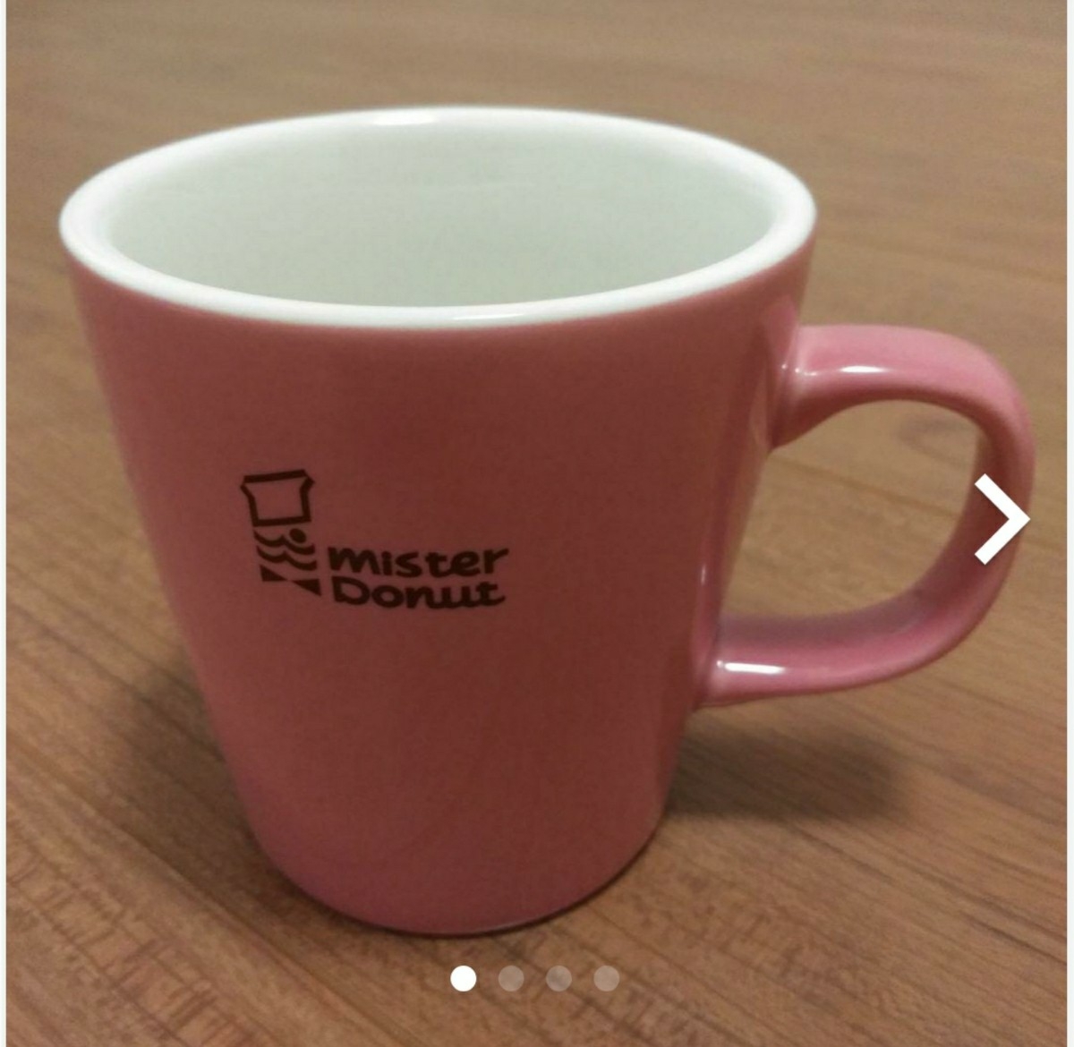 【非売品新品未使用】ミスタードーナツ マグカップ ピンクの画像1