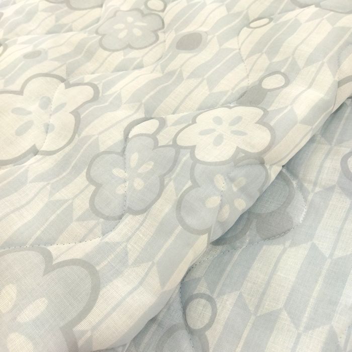  both sides gauze bed pad sheet . pad mattress pad single 100×205 floral print cotton 100% for summer four . rubber attaching light . circle wash 