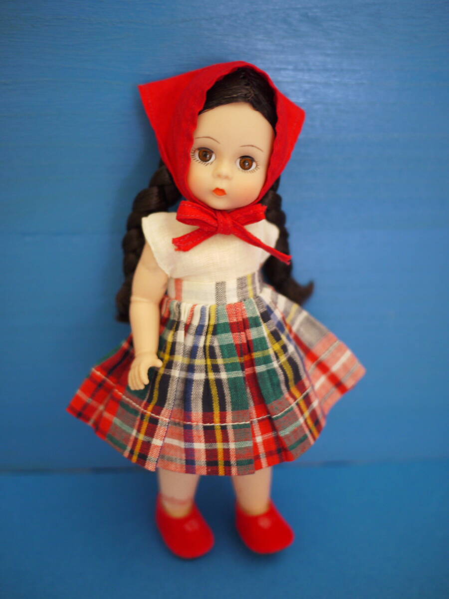 No Doll 197* 70年前 ジニー タータンチェックドレスセット メッドフォードタグ ＊ウェンディ・ペッパー・ブライスにもの画像5