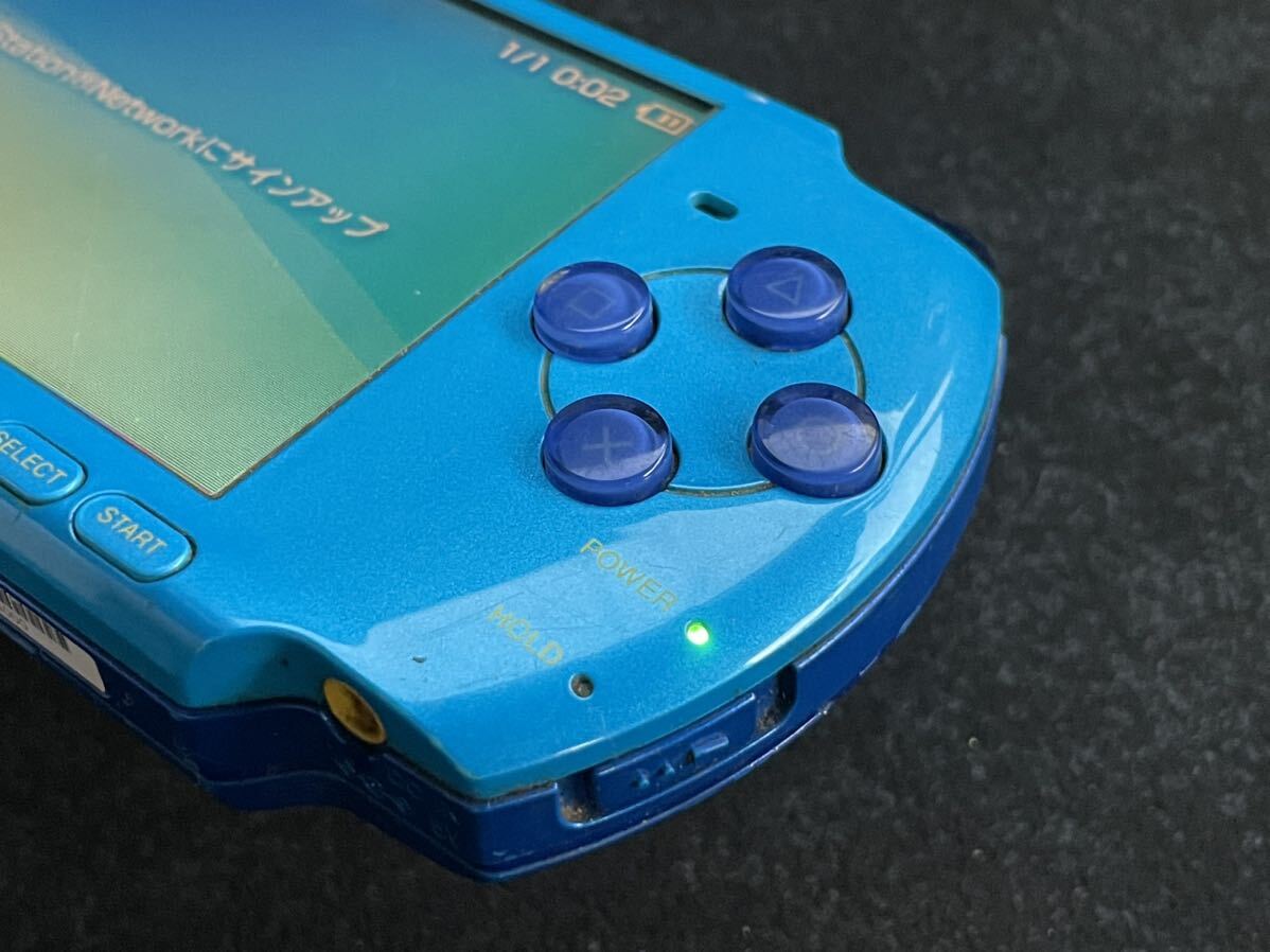 SONY Sony PSP3000 голубой б/у товар 