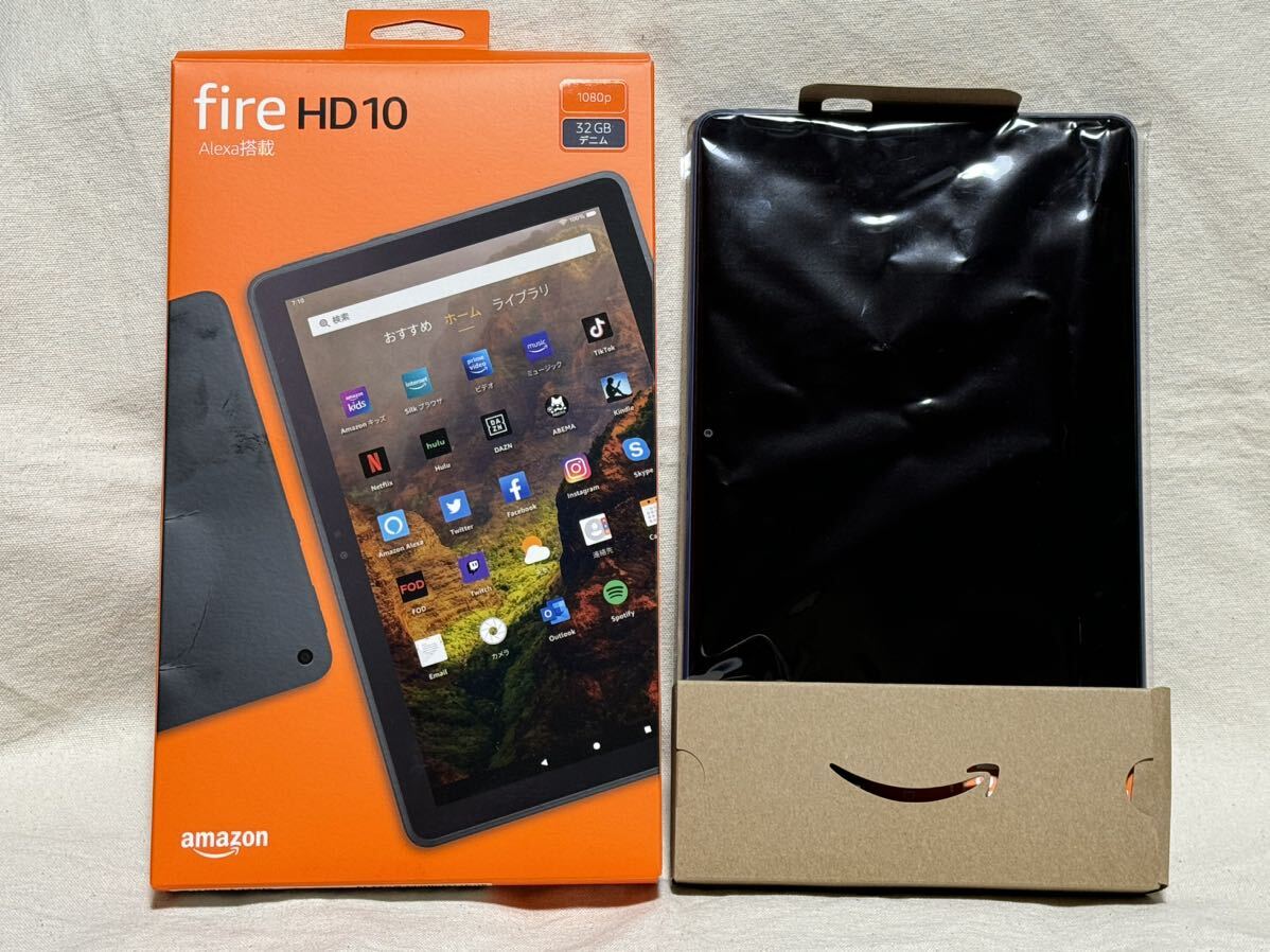 送料無料 極美品Amazon Fire HD 10 タブレット 10.1インチHDディスプレイ 32GB デニム アマゾン の画像6