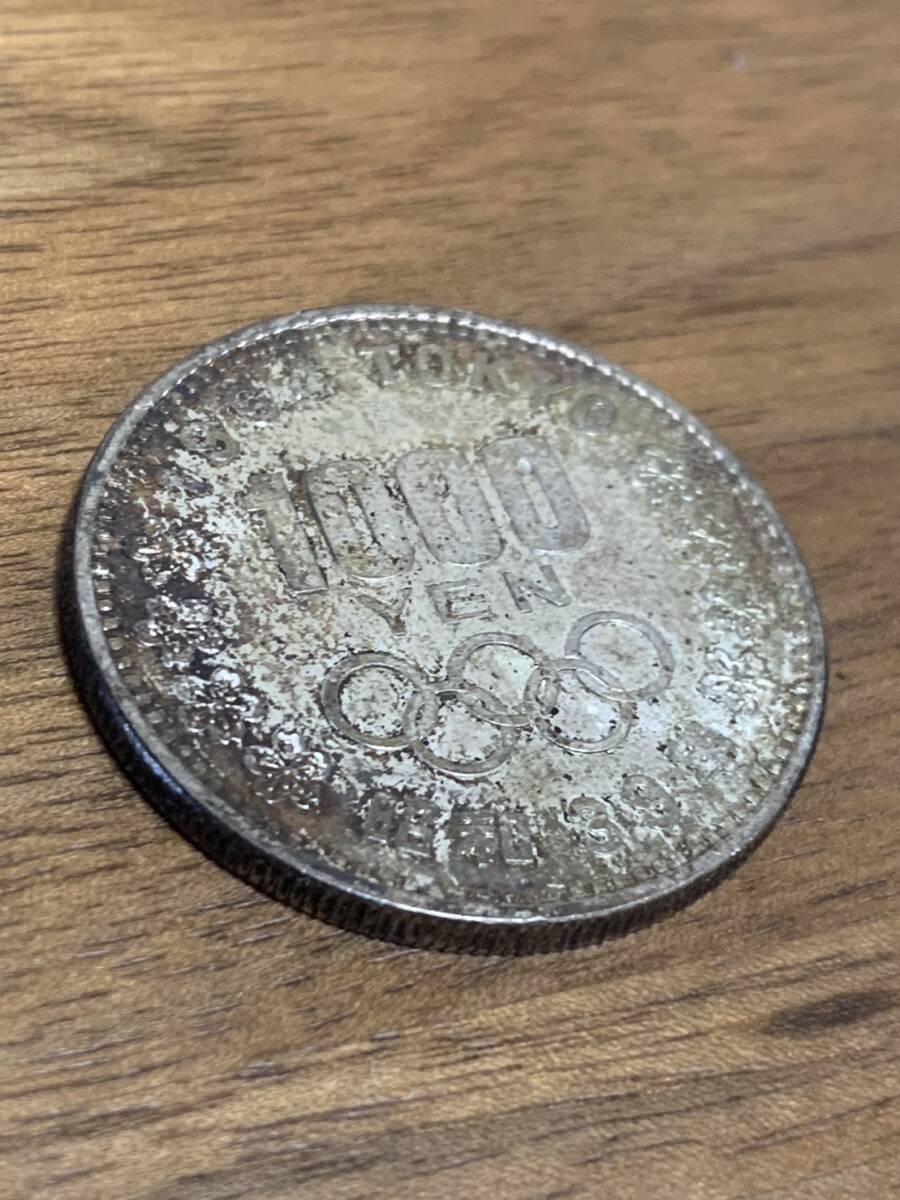  Tokyo Olympic 1000 иен серебряная монета тысяч иен серебряная монета памятная монета 1964 год Showa 39 год retro большой серебряная монета прекрасный товар ko15