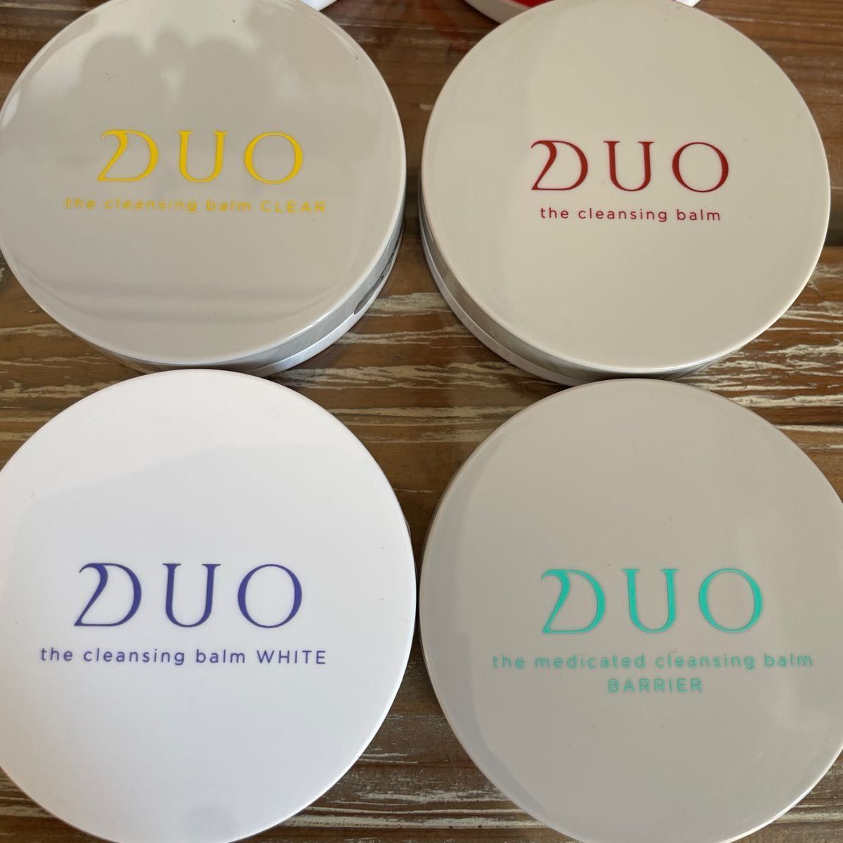 DUO クレンジングバーム　全6種　20g×6個　デュオ　ブラックリペア　ホワイト　エイジング　毛穴　敏感肌　新品未使用　最安値