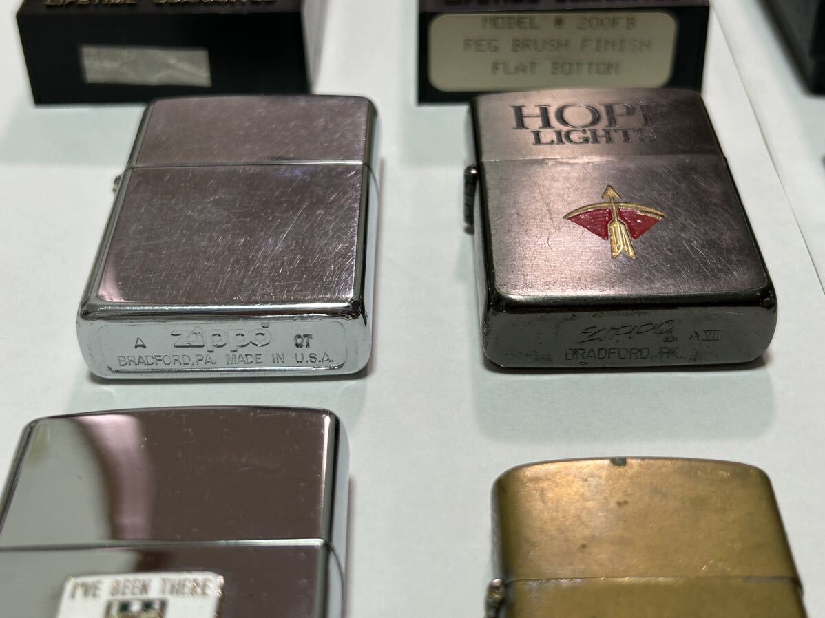 ZIPPO オイルライター 他 まとめ 8点 セット ジッポー Prince Rocky 着火未確認 喫煙グッズ 喫煙具 箱付き ヴィンテージ シルバー ゴールドの画像5