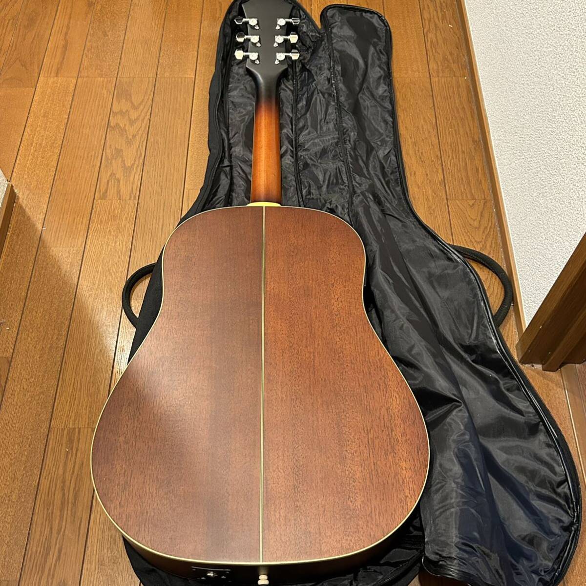 Epiphone AJ28SE-NS エピフォン エレアコ アコースティックギター 弦楽器 ソフトケース付き 動作未確認の画像3