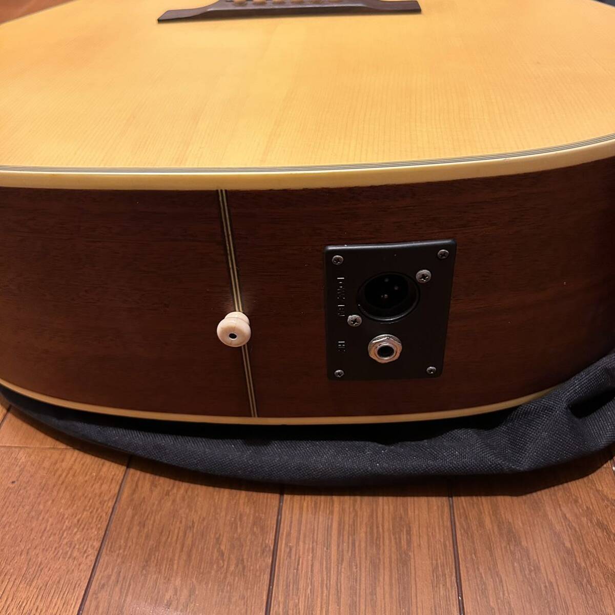 Epiphone AJ28SE-NS エピフォン エレアコ アコースティックギター 弦楽器 ソフトケース付き 動作未確認の画像7