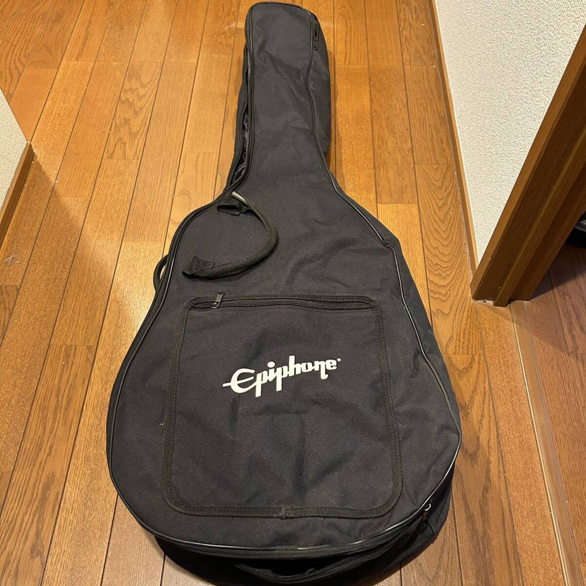 Epiphone AJ28SE-NS エピフォン エレアコ アコースティックギター 弦楽器 ソフトケース付き 動作未確認の画像10