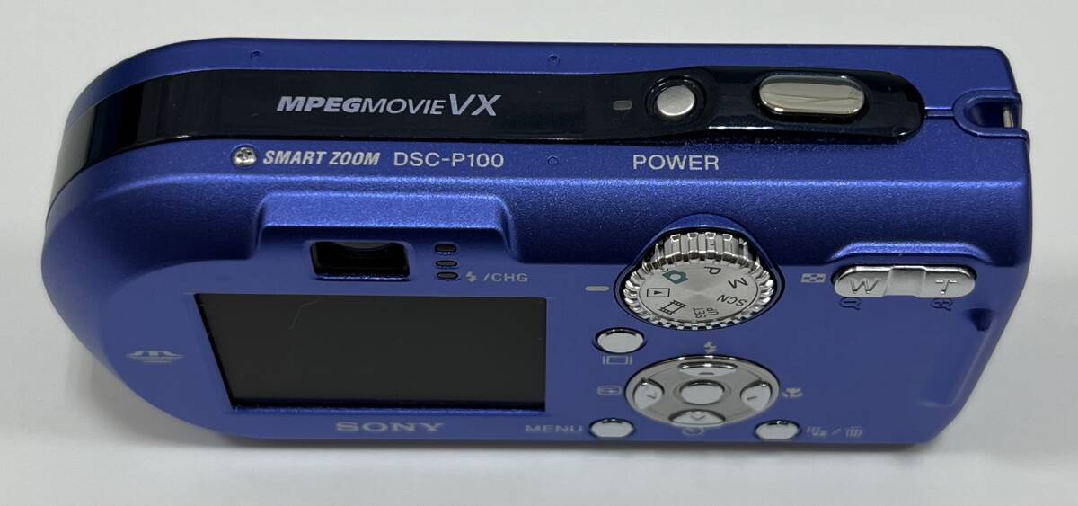 #17375【通電充電確認済】SONY　ソニー　Cyber-shot　DSC-P100　コンパクトデジタルカメラ　使用未確認_画像5