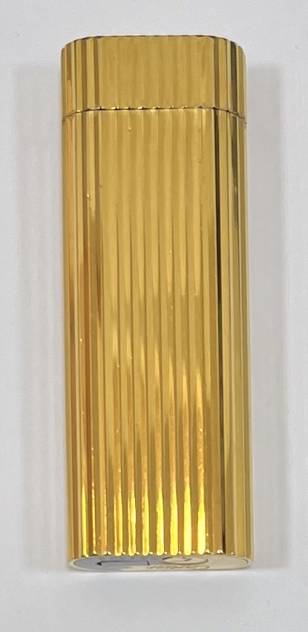 #17298【着火未確認】Cartier カルティエ ゴールドカラー ローラー ライター 喫煙具の画像1