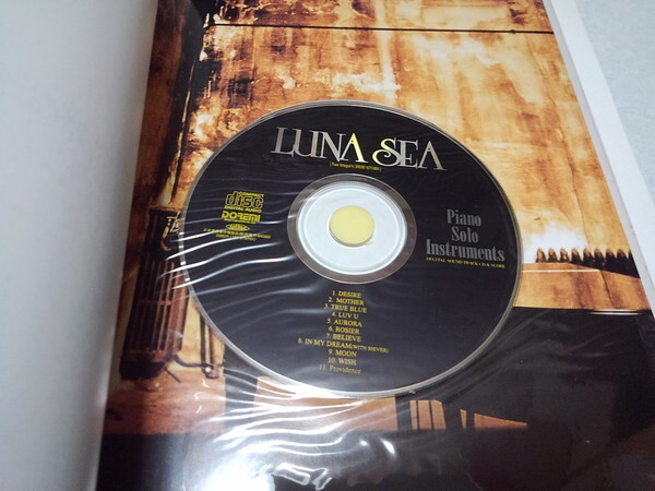 ● ルナシー LUNA SEA ピアノスコア 楽譜 CD付 【 PIANO SOLO INSTRUMENTS ピアノソロ・インストゥルメンツ 】  ※管理番号 pa3271の画像3