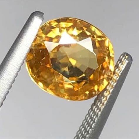 2305[ high luminance!.... brilliancy ].so attaching 2.206ct natural yellow zircon Sri Lanka production loose 