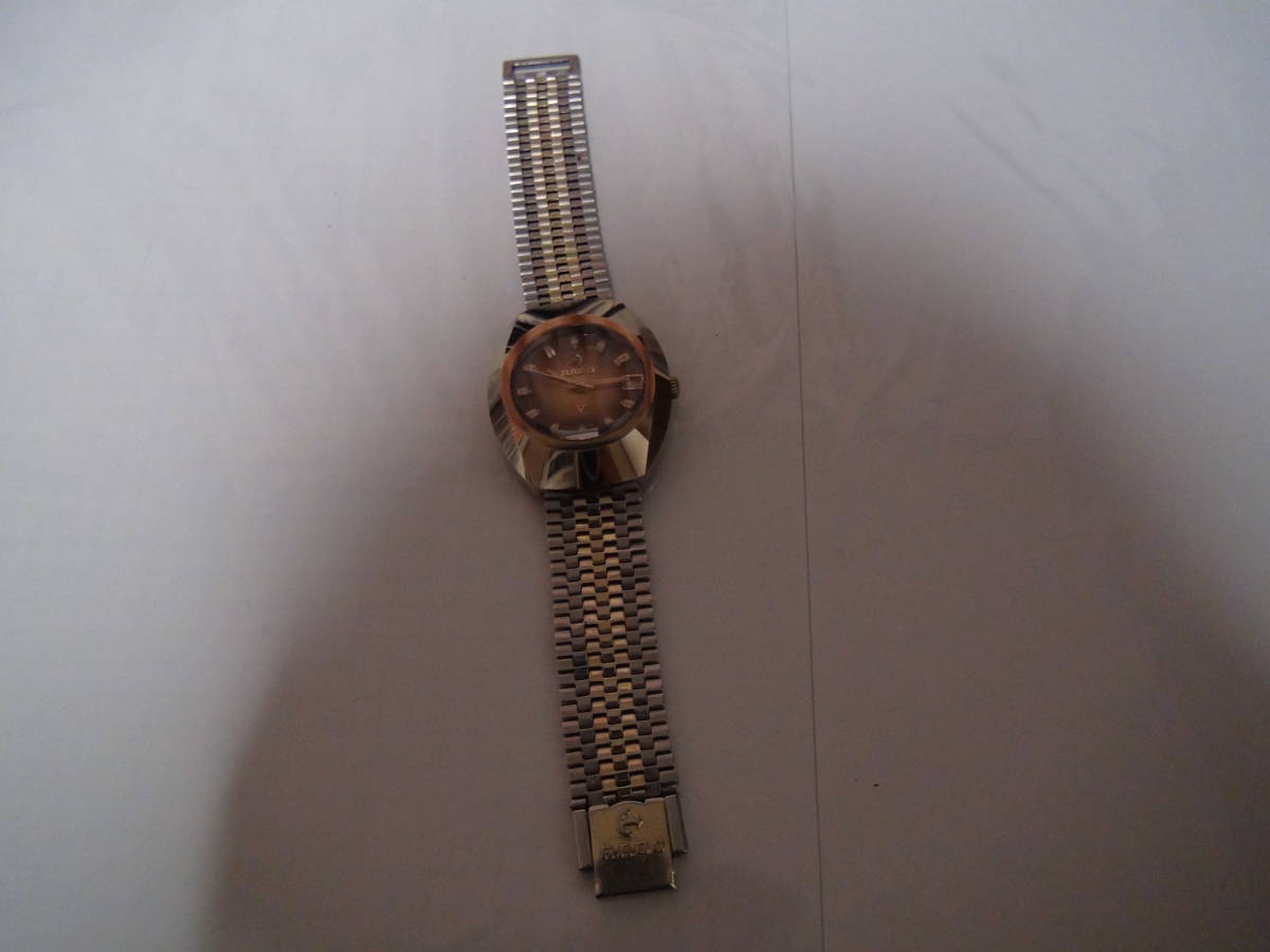 ラドー　バルボアメンズ腕時計、自動巻き、稼動品美品７面カットガラス_画像10