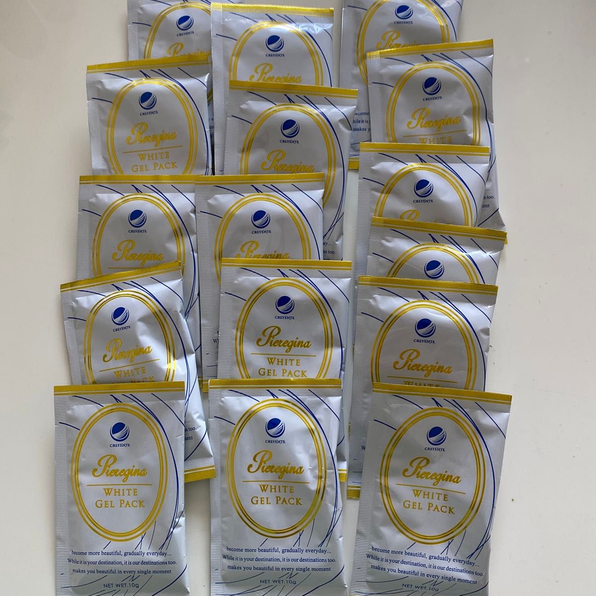 ピエレジーナ ホワイトジェルパック クレジェンテ 炭酸パック 16袋 