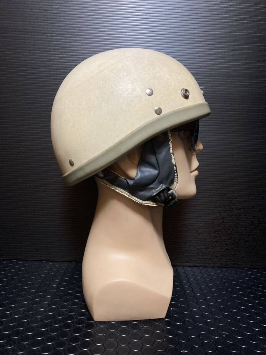 S shell BUCObkospartan Spartan helmet helmet vintage half 60s rare protector tiger bela-original genuine article Vintage )mchal Harley BELL