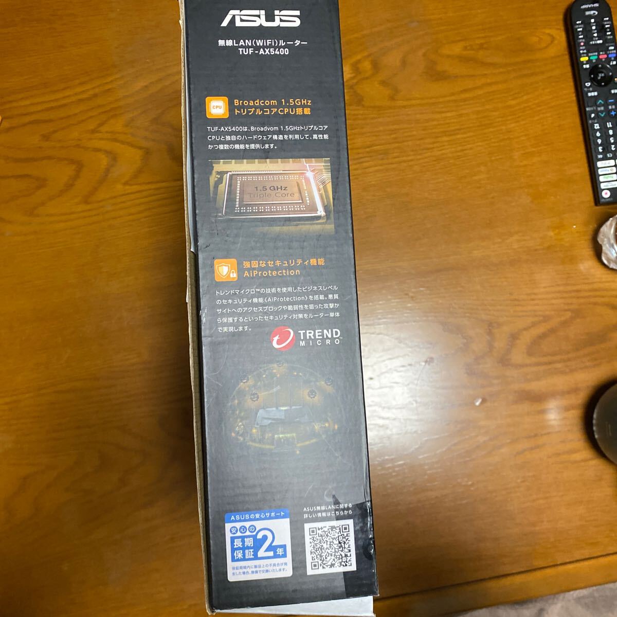 中古★ASUS ★TUF Gaming AX5400 TUF-AX5400 無線LANルーター ゲーミング WiFi 