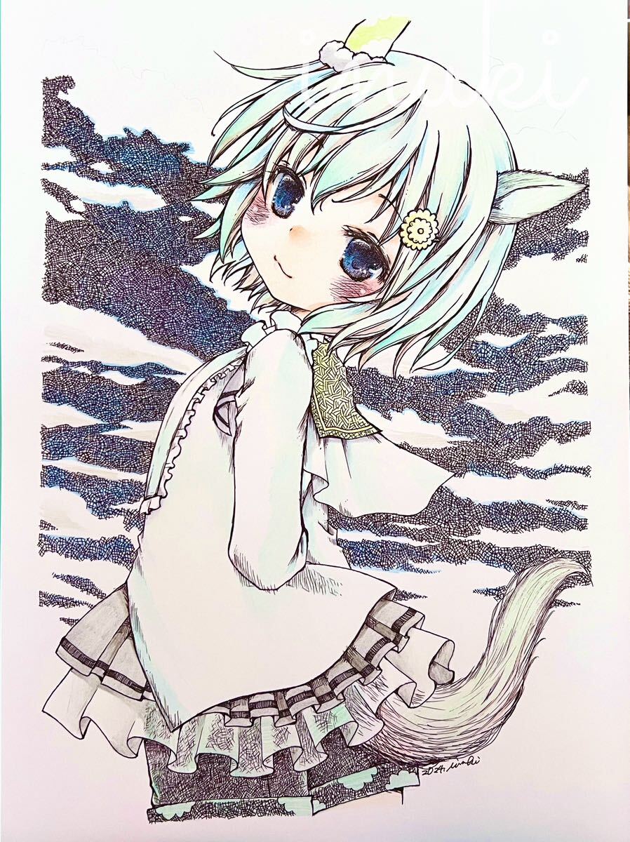 セイウンスカイ 手描きイラスト ウマ娘 イラスト原画同 同人の画像2