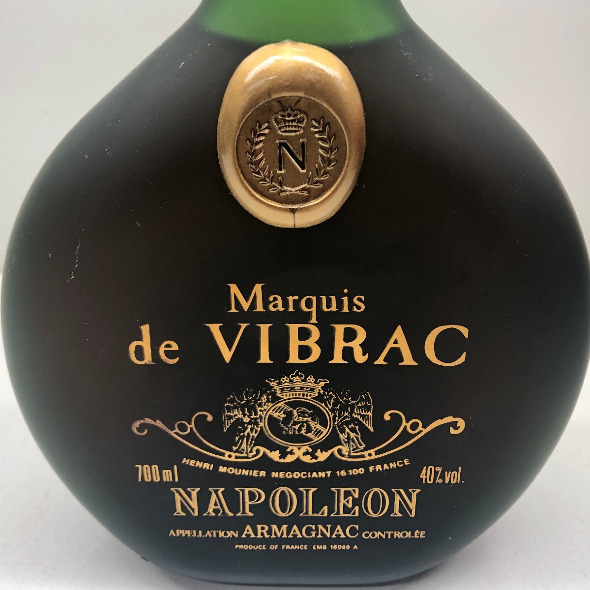 【未開栓】Marquis de VIBRAC マルキ ド ヴィブラック NAPOLEON ブランデー特級 アルマニャック ７００ml ４０％ 木箱入り 古酒の画像6