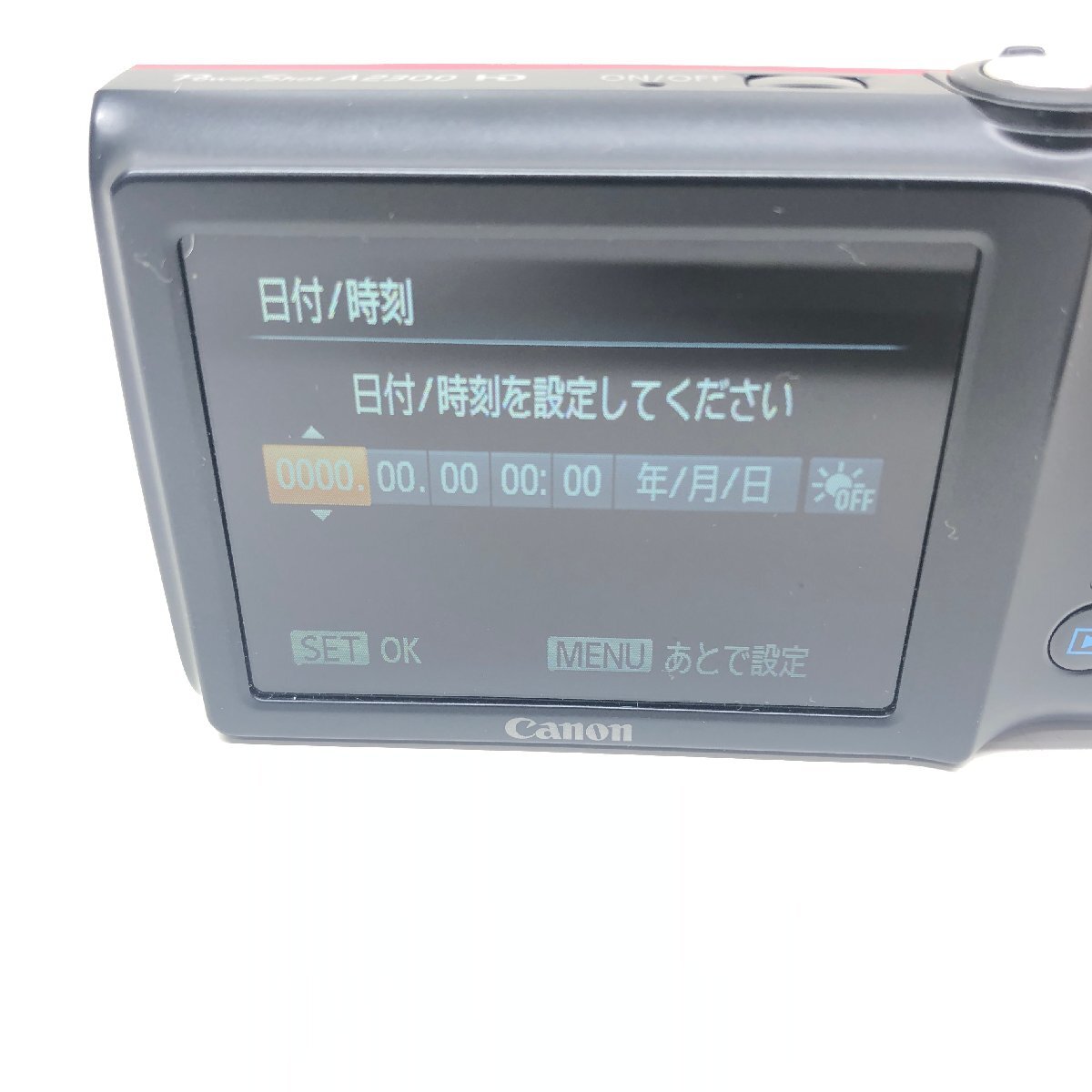 【通電確認済】Canon PC1732 Power Shot A2300 デジカメ/コンパクトデジタルカメラ 充電器 ４GBメモリーカード 箱の画像4