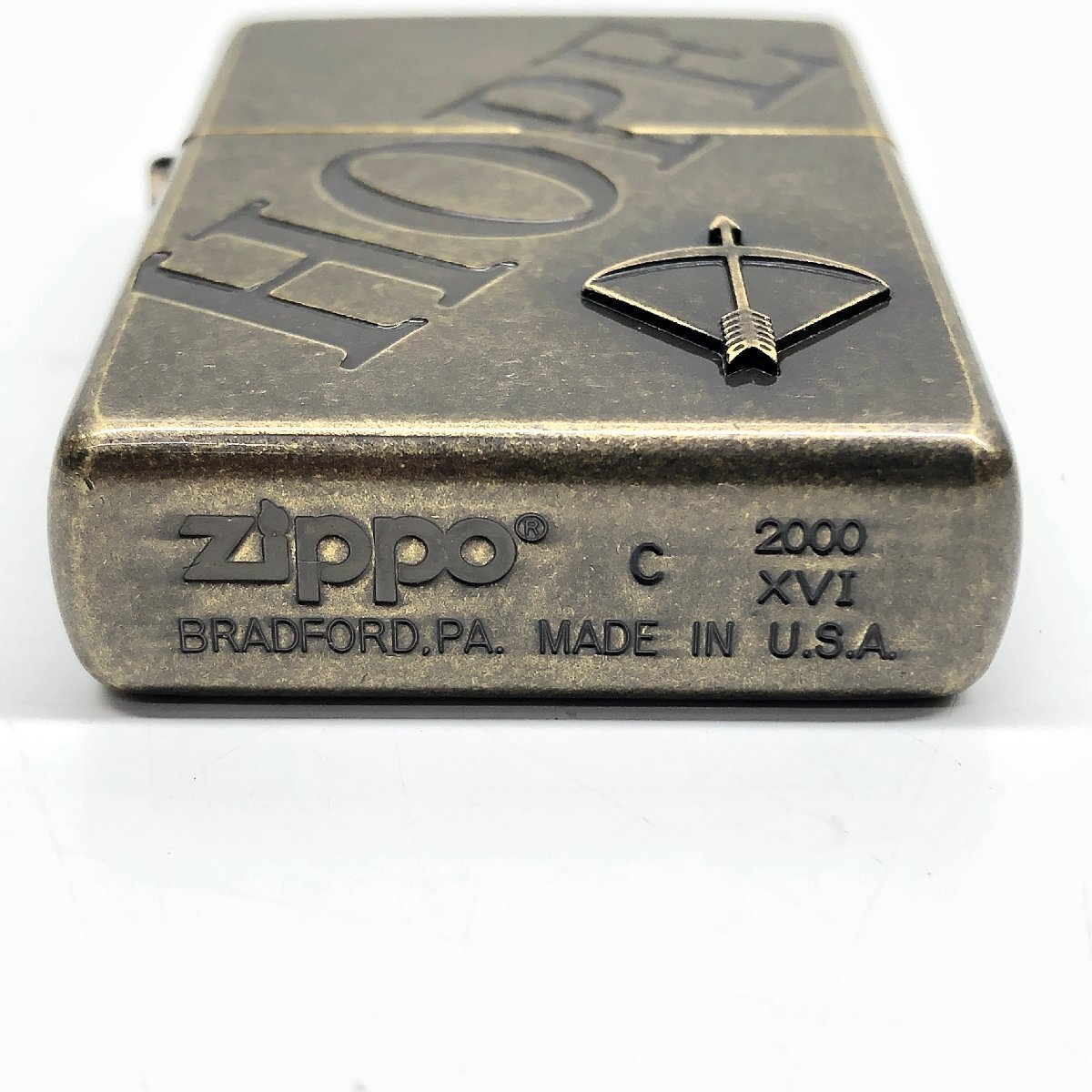 6【未使用】ホープ HOPE ZIPPO ジッポ オイルライター 喫煙具 喫煙グッズ  コレクション 本体のみ 火花確認済みの画像6