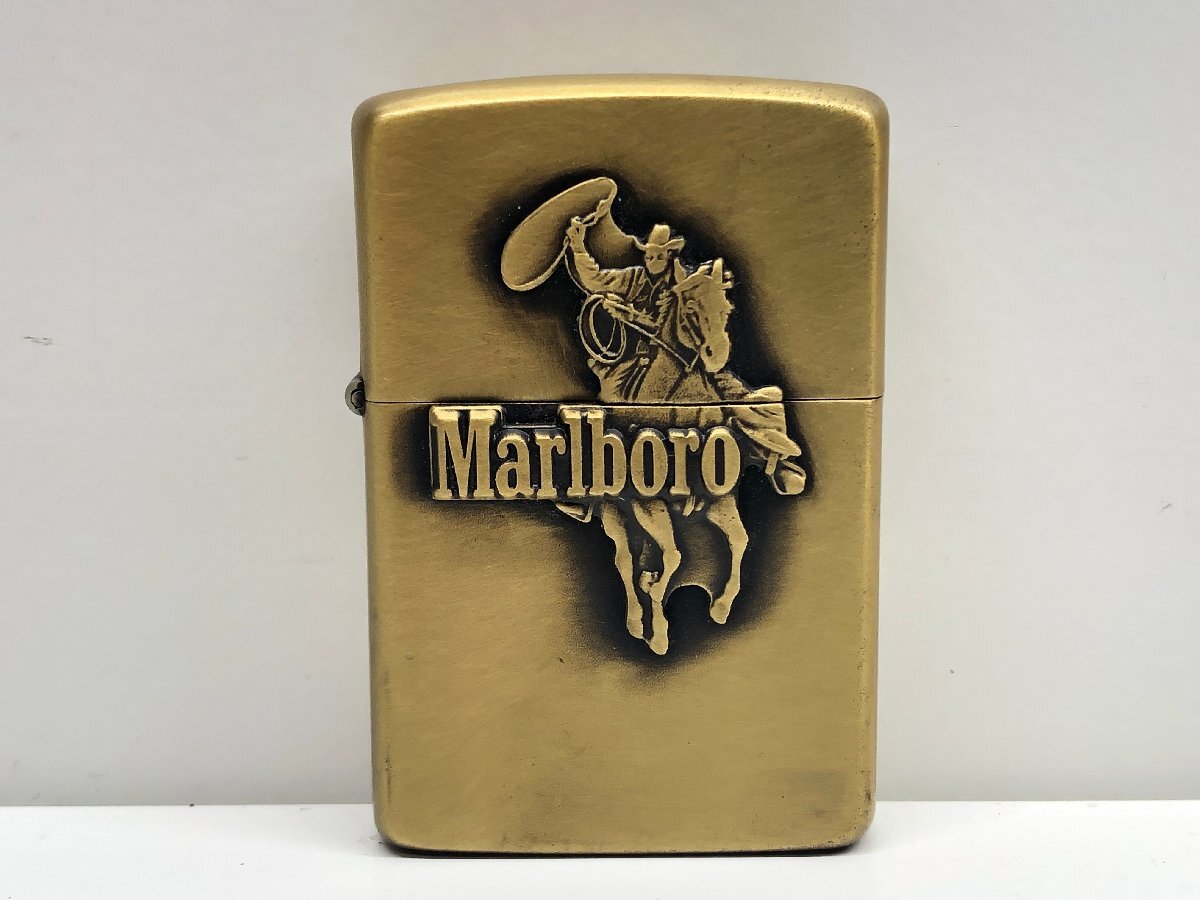 【未使用】Marlboro マルボロ ZIPPO ジッポ オイルライター 喫煙具 喫煙グッズ  コレクション 本体のみ 動作未確認の画像1