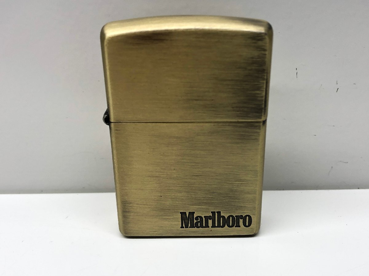 11【未使用】Marlboro マルボロ ZIPPO ジッポ オイルライター 喫煙具 喫煙グッズ  コレクション 本体のみ 火花確認済みの画像1