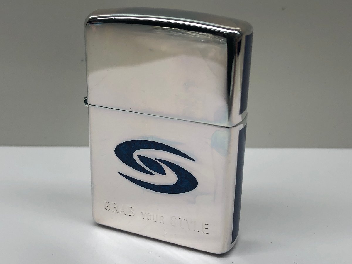 9【未使用品】マイルドセブン MILDSEVEN メビウス マイセン GRAB YOUR STYLE ブルー ZIPPO ジッポ 喫煙具 コレクション 本体のみ_画像1