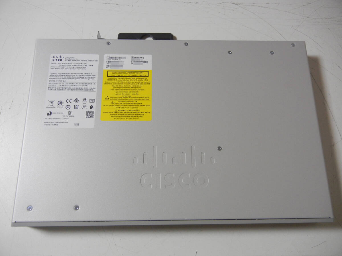 《》【中古】Cisco C9200L-24P-4G-E Catalyst 9200 シリーズ 初期化_画像4