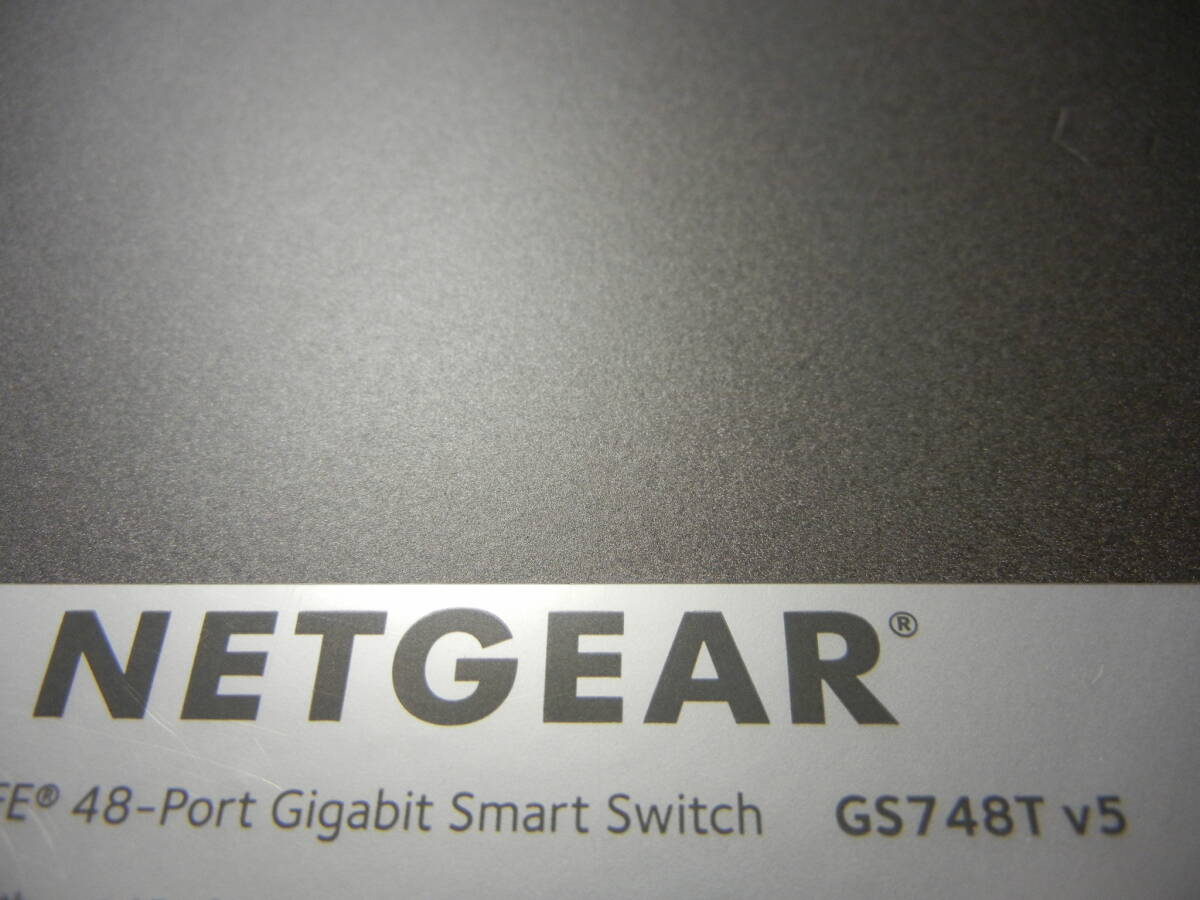 {}[ б/у ]NETGEAR ProSAFE GS748T v5 48 порт Giga bit Smart переключатель первый период .