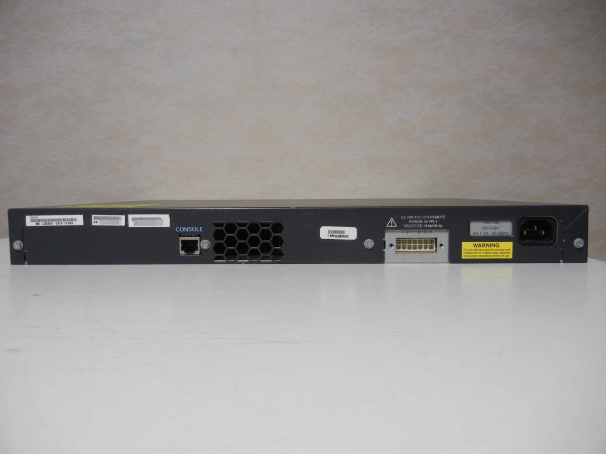 《》【中古】Cisco WS-C3560G-24TS-S Catalyst 3560Gシリーズ 初期化の画像2