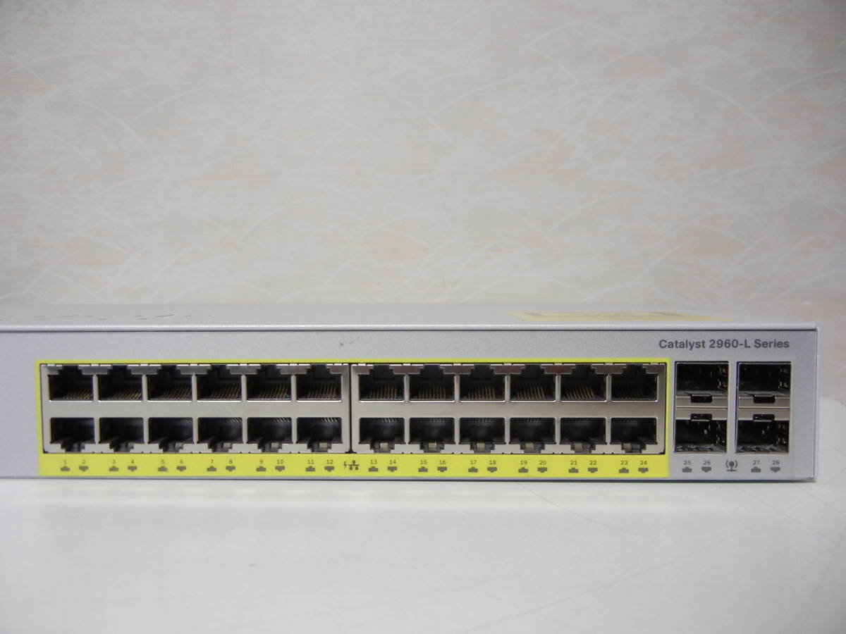 *[ used ]Cisco Catalyst 2960L series (WS-C2960L-24PS-LL)PoE+ the first period .