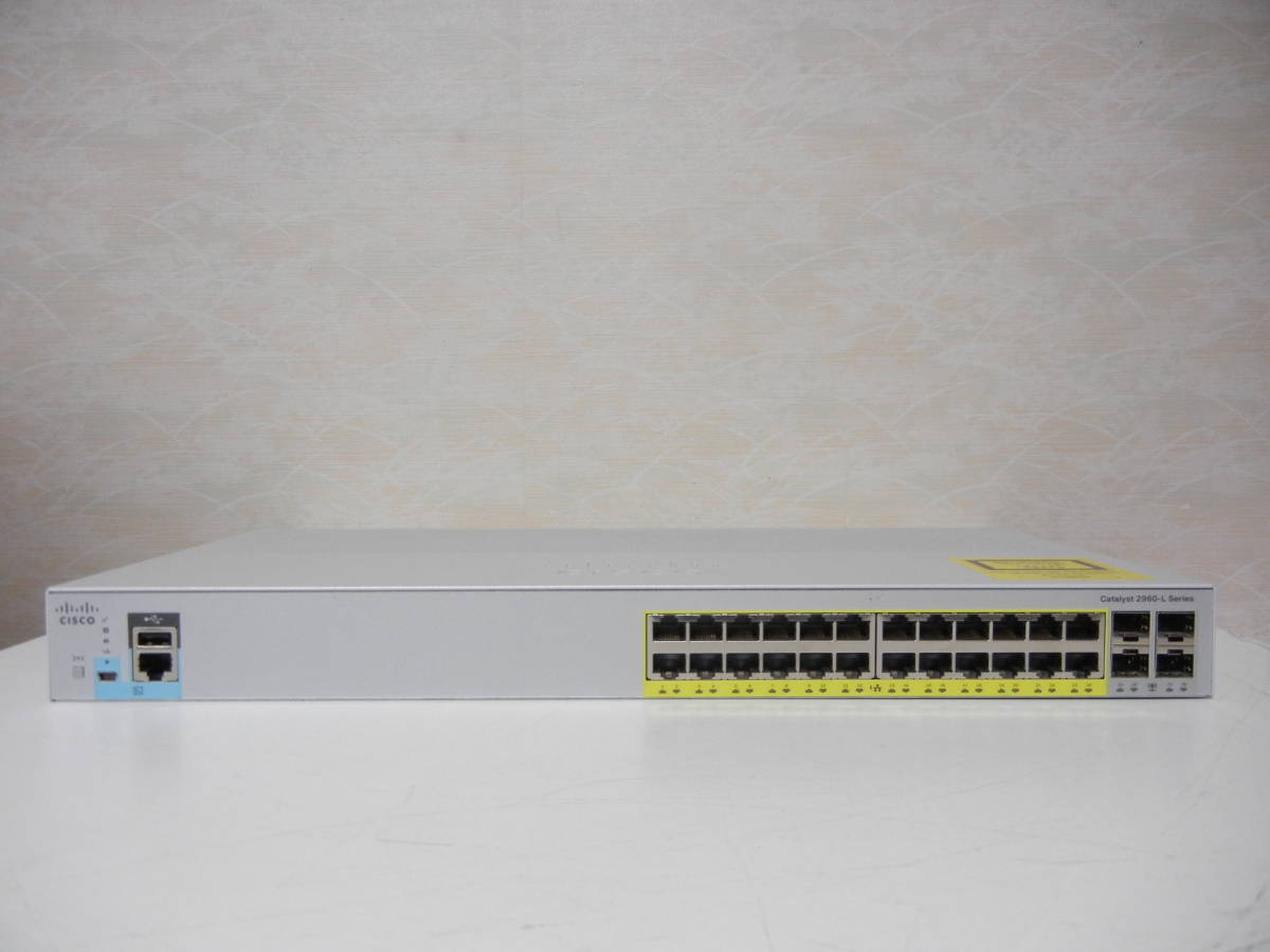 *[ used ]Cisco Catalyst 2960L series (WS-C2960L-24PS-LL)PoE+ the first period .