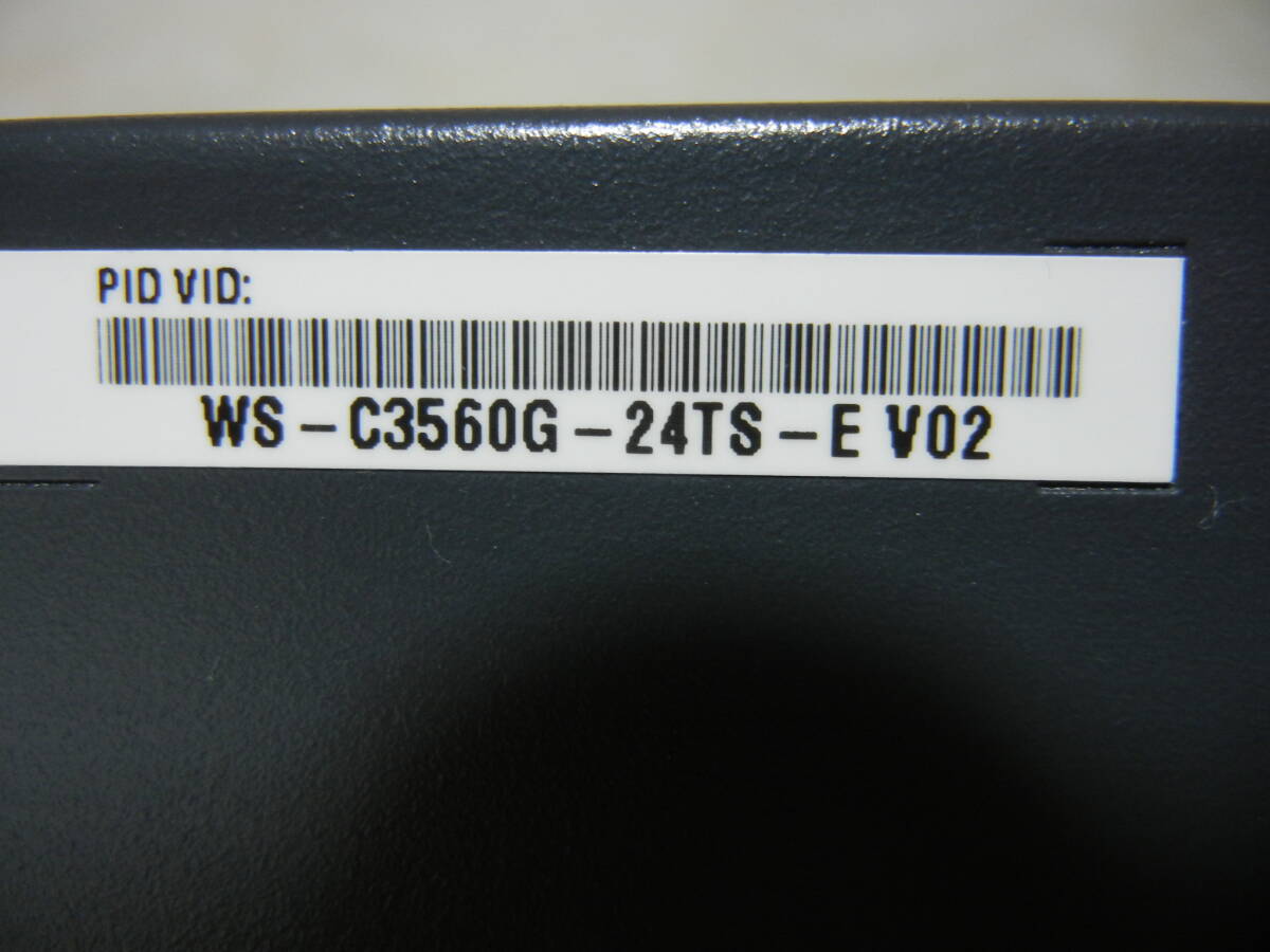 《》【中古】2台SET Cisco WS-C3560G-24TS-E Catalyst 3560Gシリーズ 初期化の画像3