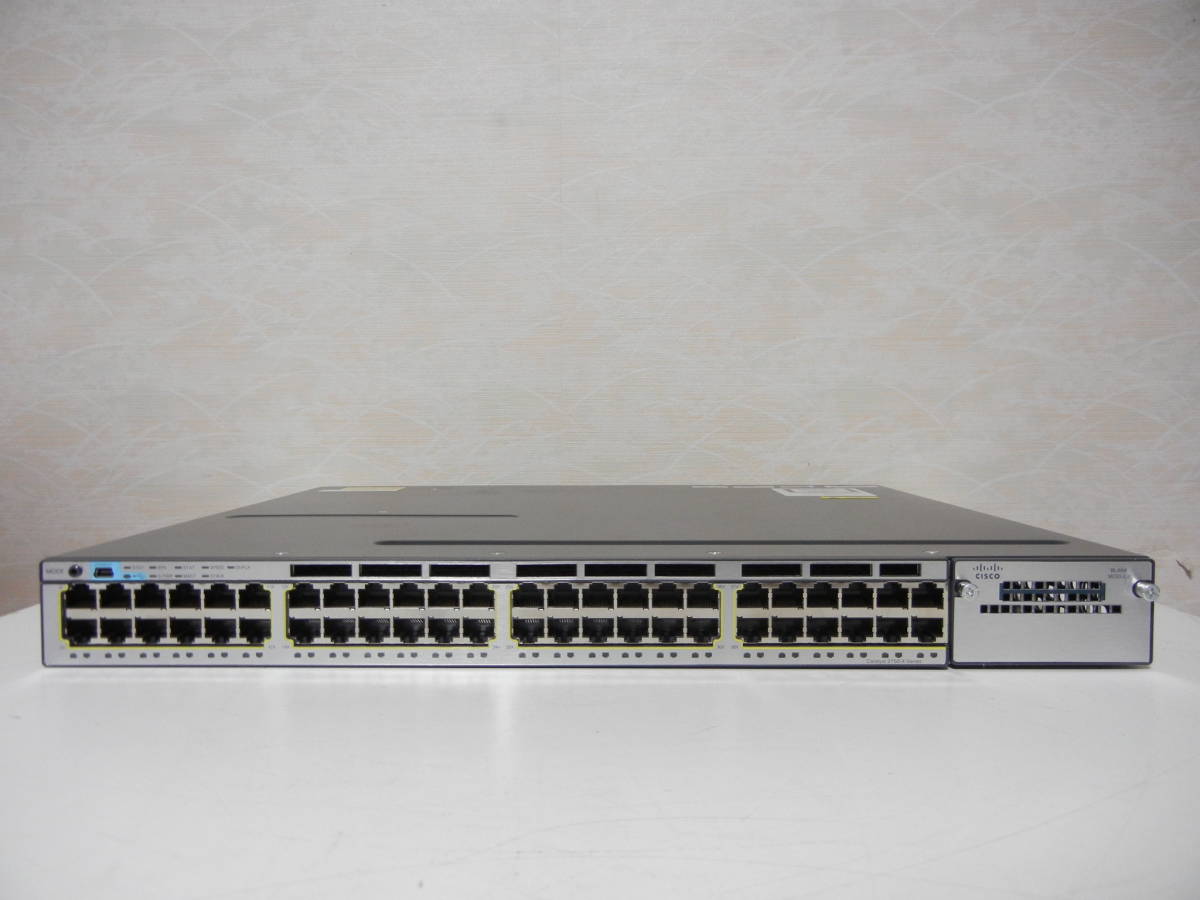 ★中古 Cisco Catalyst 3750Xシリーズ（WS-C3750X-48T-L）初期化 _画像1